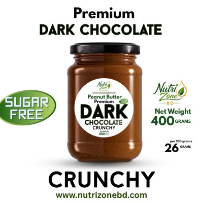 Premium Dark Chocolate Crunchy Peanut Butter - Sugar Free