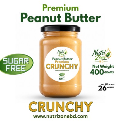 Premium Crunchy Peanut Butter - Sugar Free